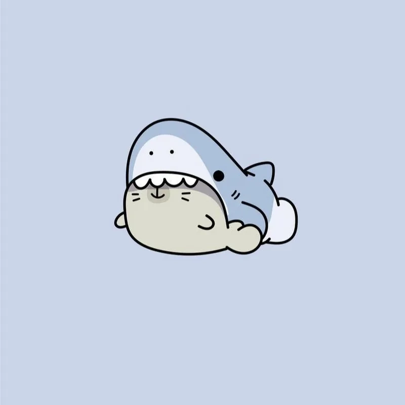 Hình nền đẹp cute màu xanh dương tạo không gian sống động và dễ thương.