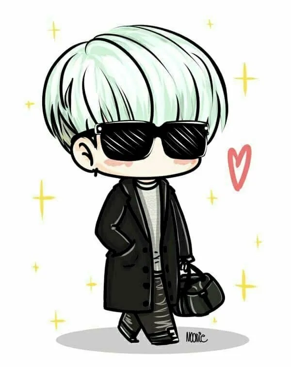 Hinh chibi nam với tạo hình đa dạng từ đáng yêu đến lạnh lùng