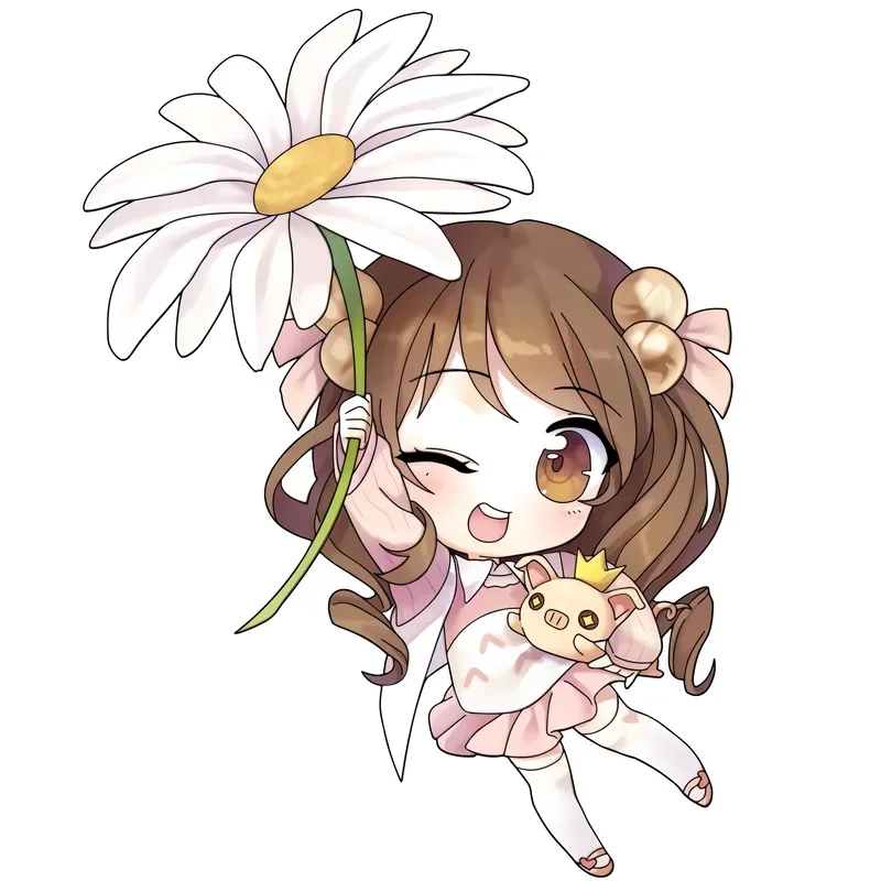 Avatar ảnh cute chibi đơn giản mà nổi bật