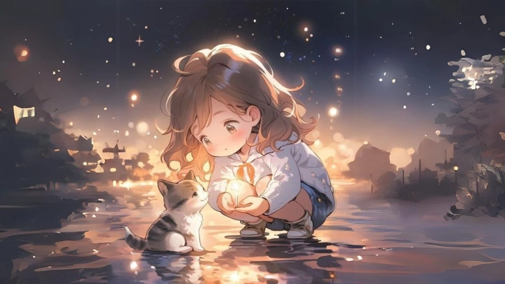 Cute chibi couple avatar tình cảm dễ mến