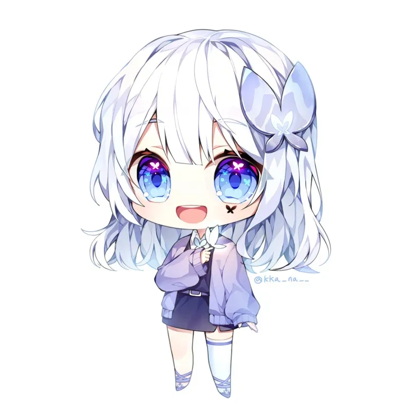 Avatar dễ thương ảnh chibi cute thể hiện cá tính nhẹ nhàng