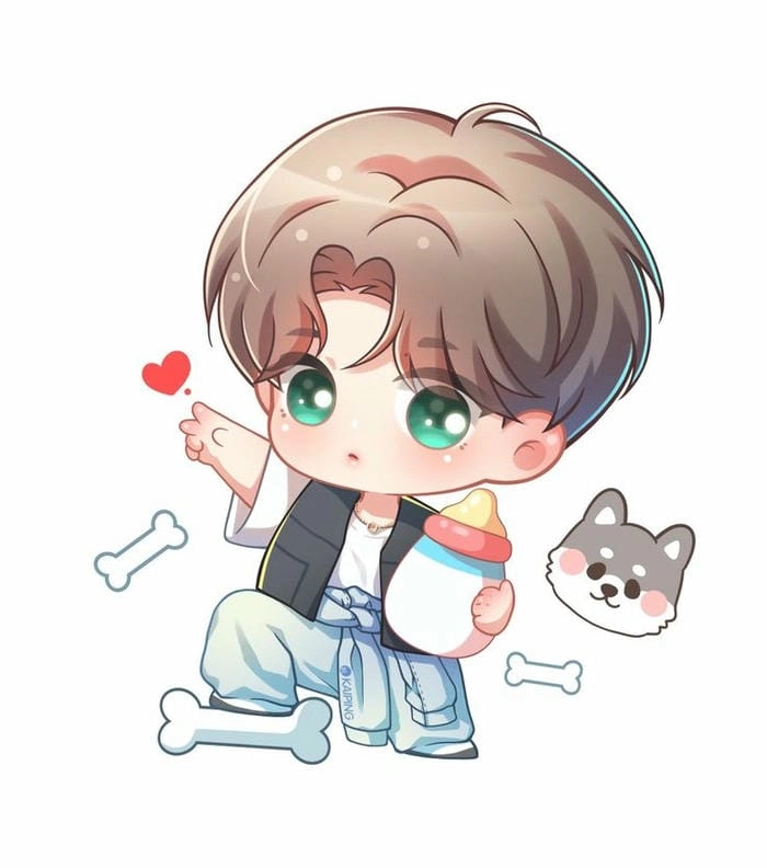 Ảnh chibi dễ thương khiến tim tan chảy