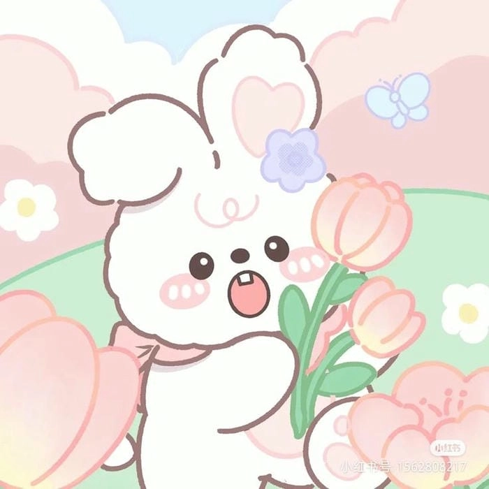 Khám phá chibi chibi sticker thỏ cute