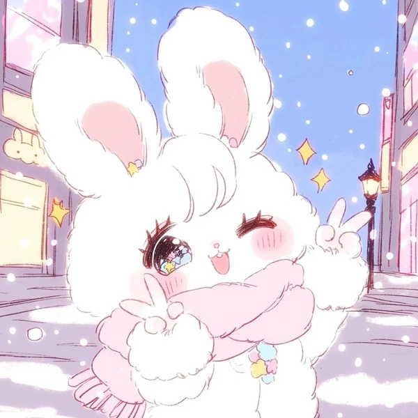 Ngắm anime chibi thỏ cute xinh xắn