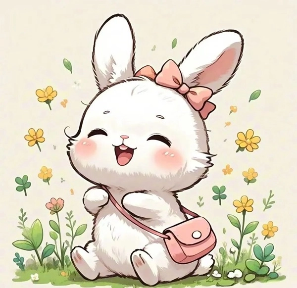 Chiêm ngưỡng bộ thỏ cute chibi dễ thương