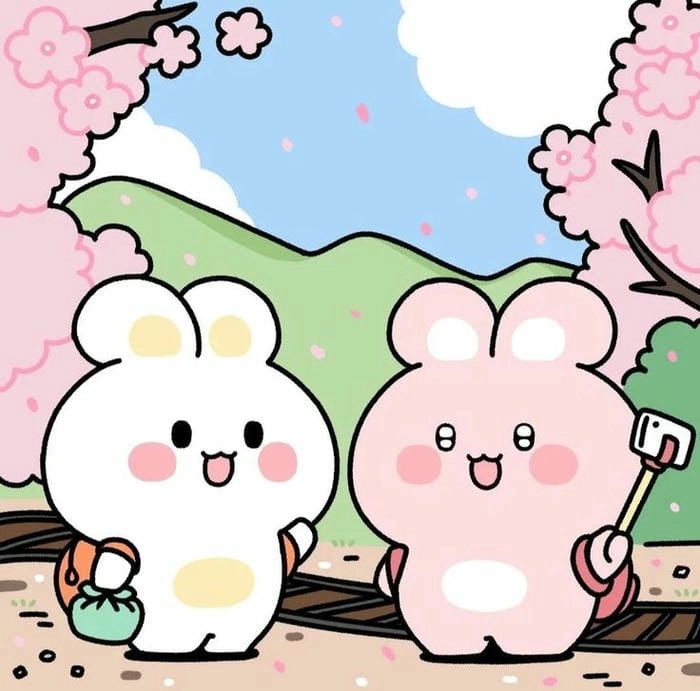 Thưởng thức anime chibi hình con thỏ cute