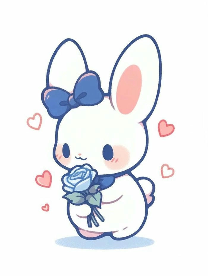 Chiêm ngưỡng con thỏ cute đáng yêu