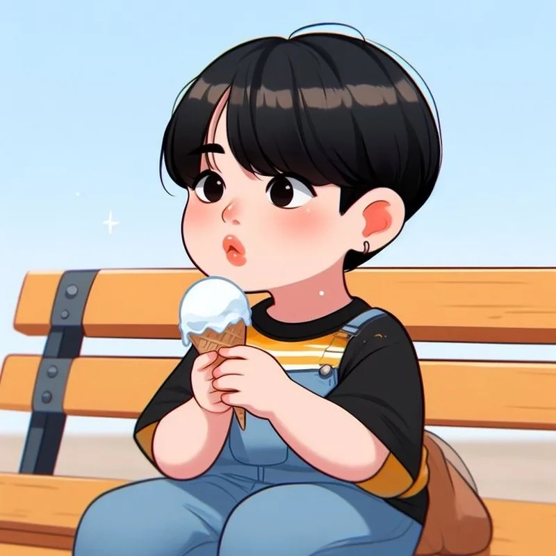 Avatar cute lạnh lùng ảnh anime chibi boy mang nét bí ẩn cuốn hút