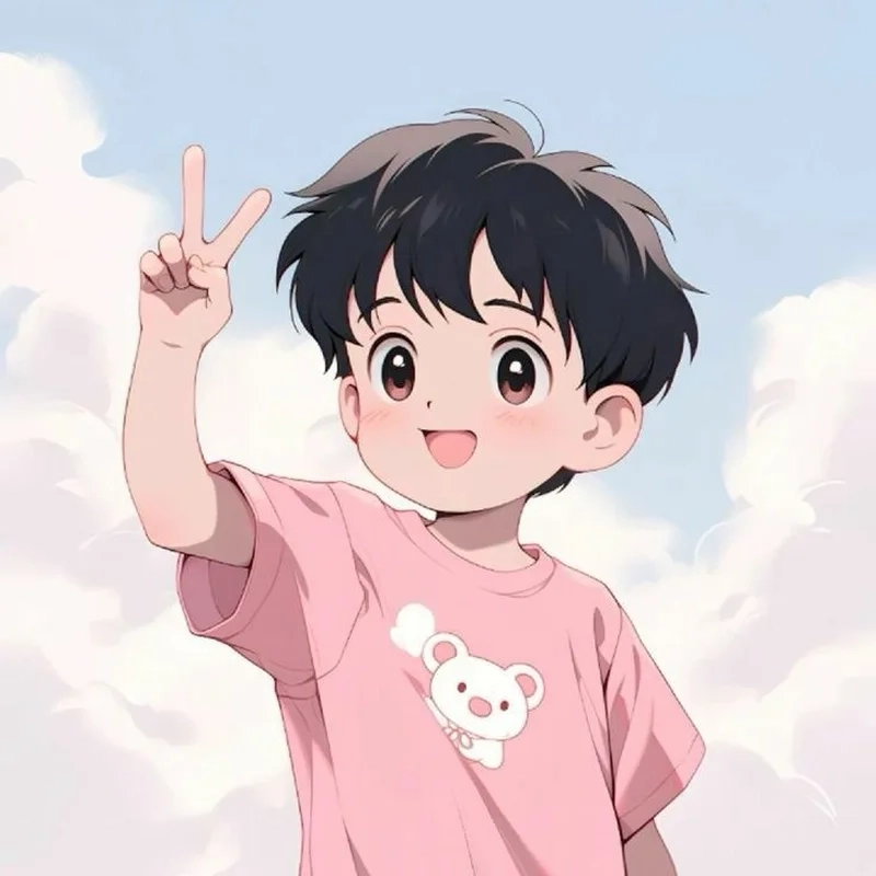 Avatar anime chibi boy mang phong cách ngầu lạ thu hút
