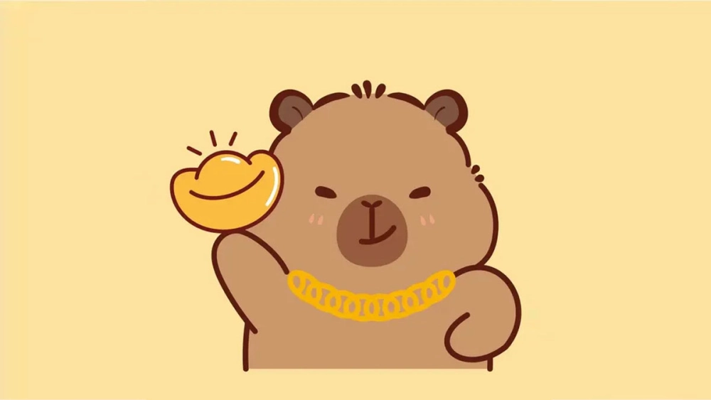 Khám phá avatar capybara chibi cute siêu dễ thương