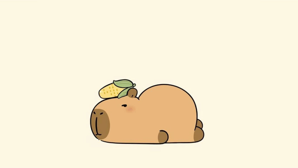 Đắm chìm trong avatar hình capybara chibi cute sinh động