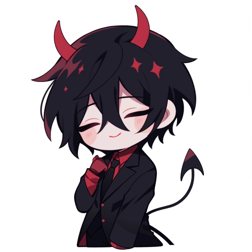 Avatar cute anime chibi boy phong cách lạnh lùng thu hút