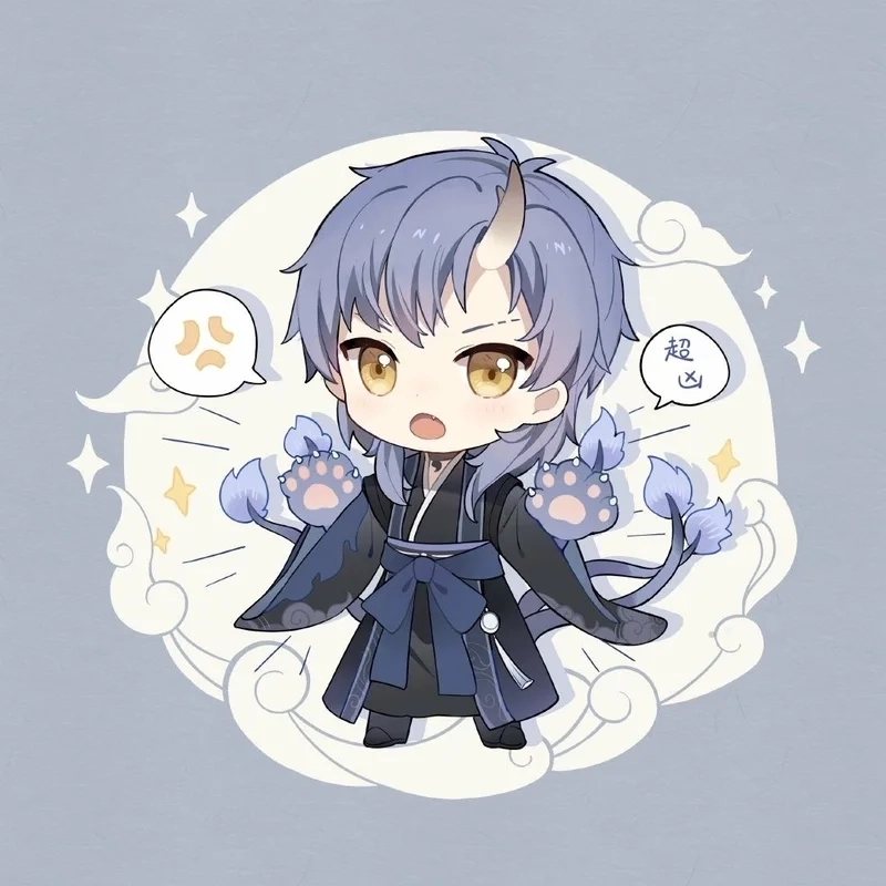 Lạnh lùng avatar cute anime chibi boy chất chill đầy mê hoặc