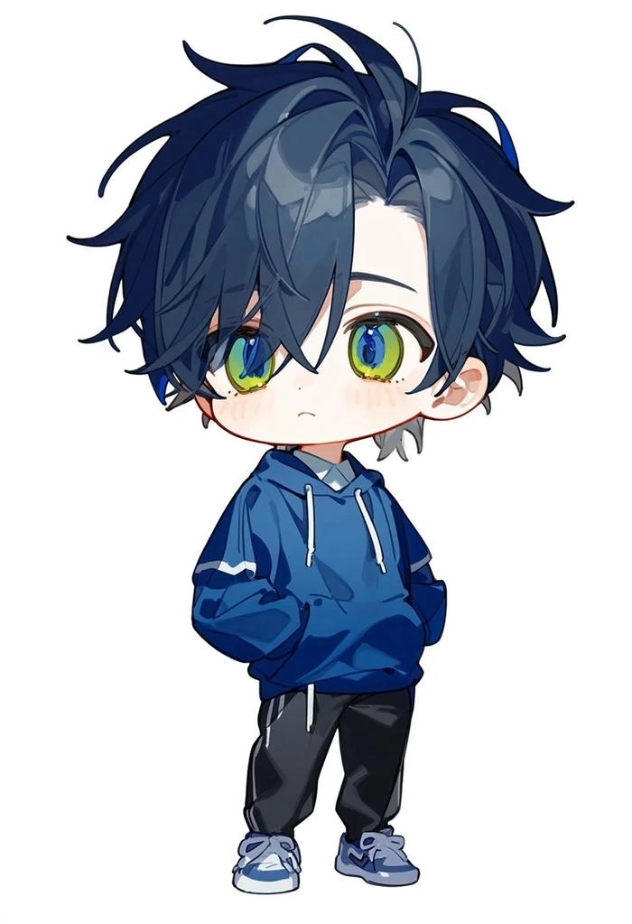 Chibi cute avatar cute nam trẻ trung cho người yêu phong cách