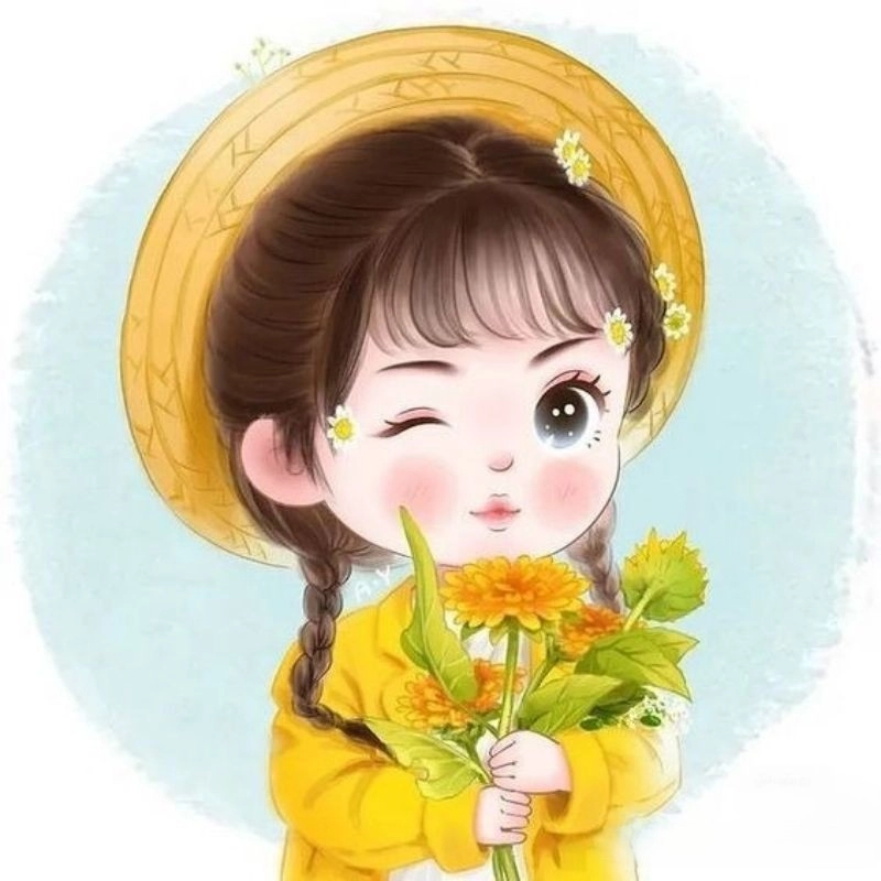 Chibi cute girl avatar ảnh anime dễ thương hút mắt