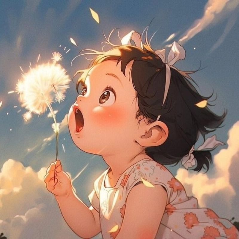 Avatar cute anime chibi nữ ngọt ngào khiến bạn mê mẩn