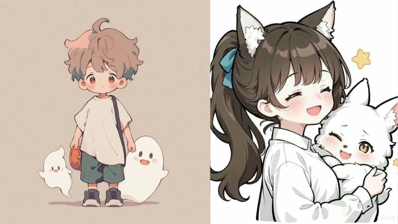 Ảnh avatar cute girl chibi là gì khiến dân mạng phát cuồng