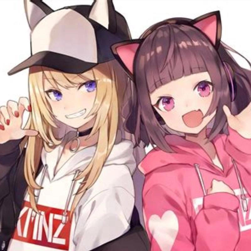 Anime chibi avatar đôi bạn thân nữ cute nổi bật trên mọi nền tảng