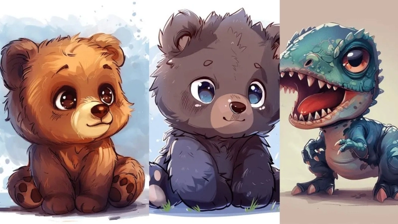 Ảnh avatar gấu chibi cute là gì khiến dân mạng phát sốt