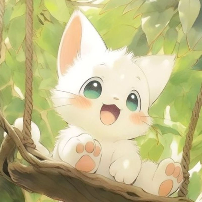 Mèo chibi avatar cute đẹp lung linh từng khoảnh khắc