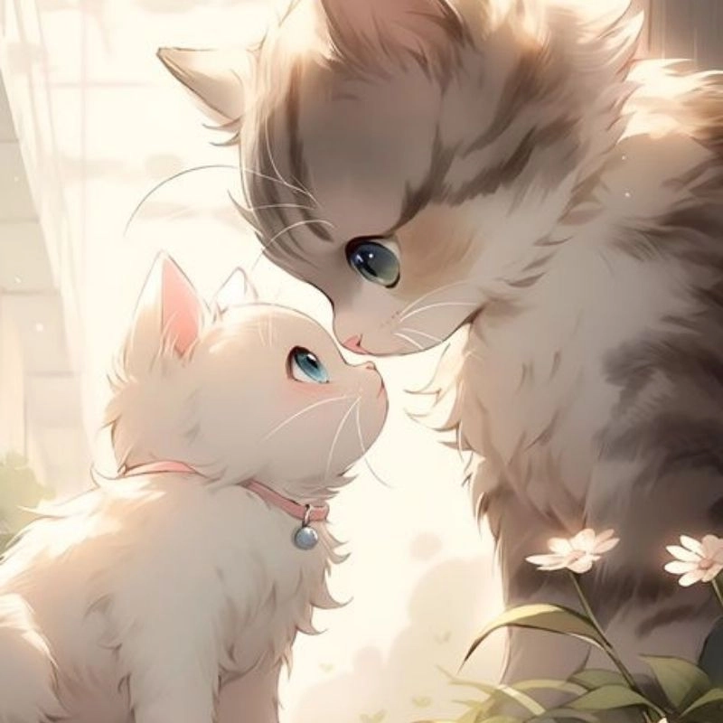 Hình ảnh cute avatar mèo chibi được ưa chuộng nhất hiện nay