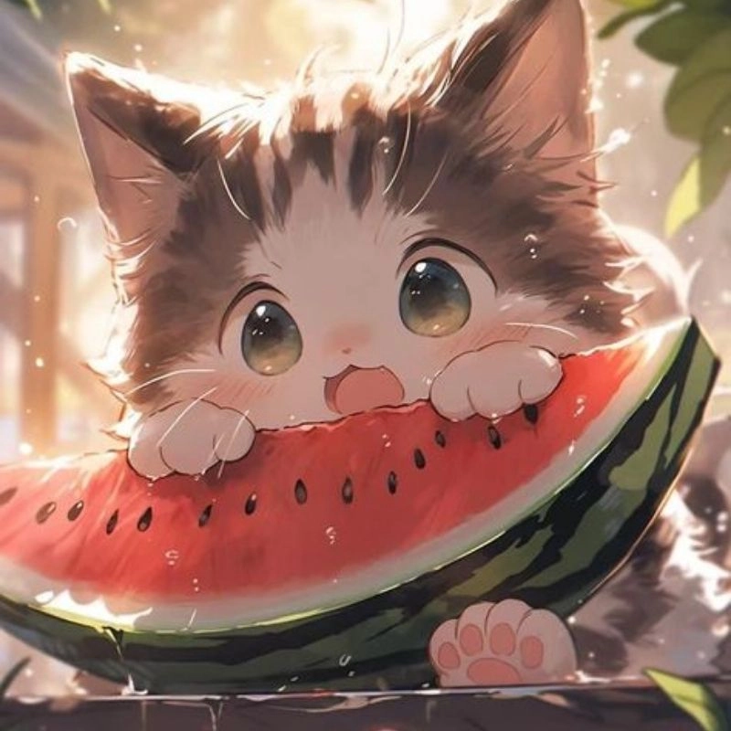 Chibi cute chibi cute avatar ảnh mèo cute hút mắt