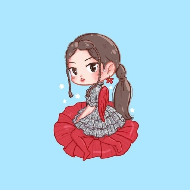 Cực đáng yêu với blackpink chibi cute lisa