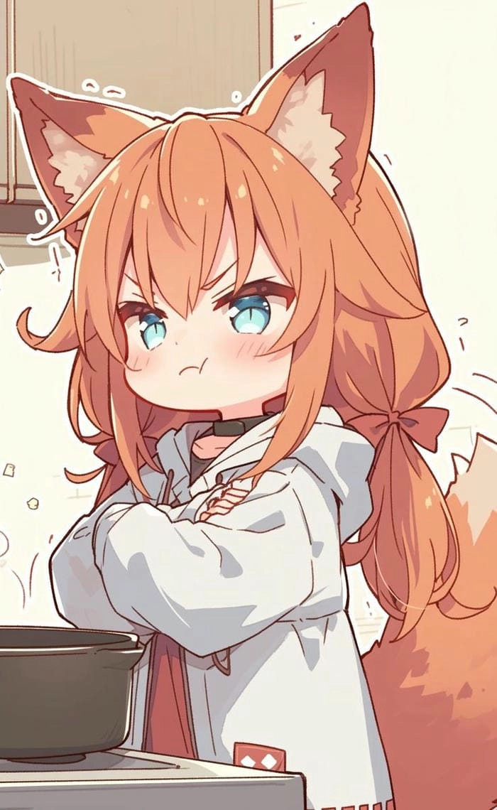 Gây sốt mạng xã hội với con cáo chibi