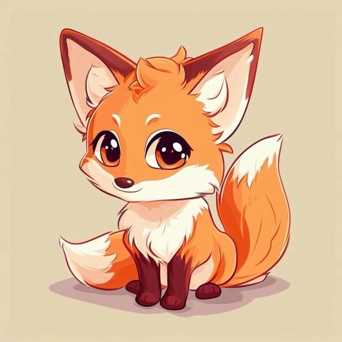 Hướng dẫn chi tiết cách vẽ con cáo chibi