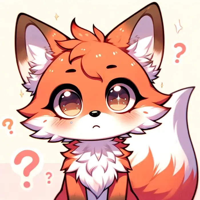 Bộ hình ảnh con cáo chibi cực bắt mắt