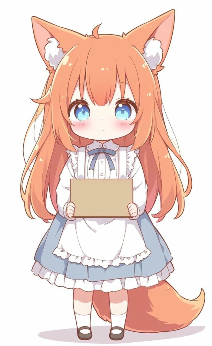 Ngắm nhìn con cáo hoạt hình dễ thương