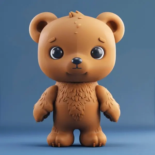 Ảnh avatar dễ thương gấu chibi cute cực hợp làm ảnh đại diện