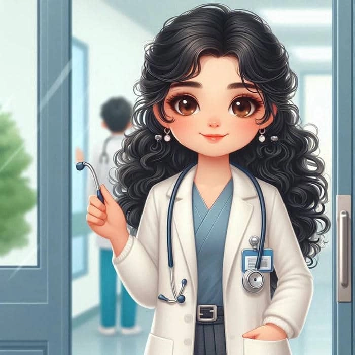 Ảnh bác sĩ hoạt hình phong cách hoạt hình