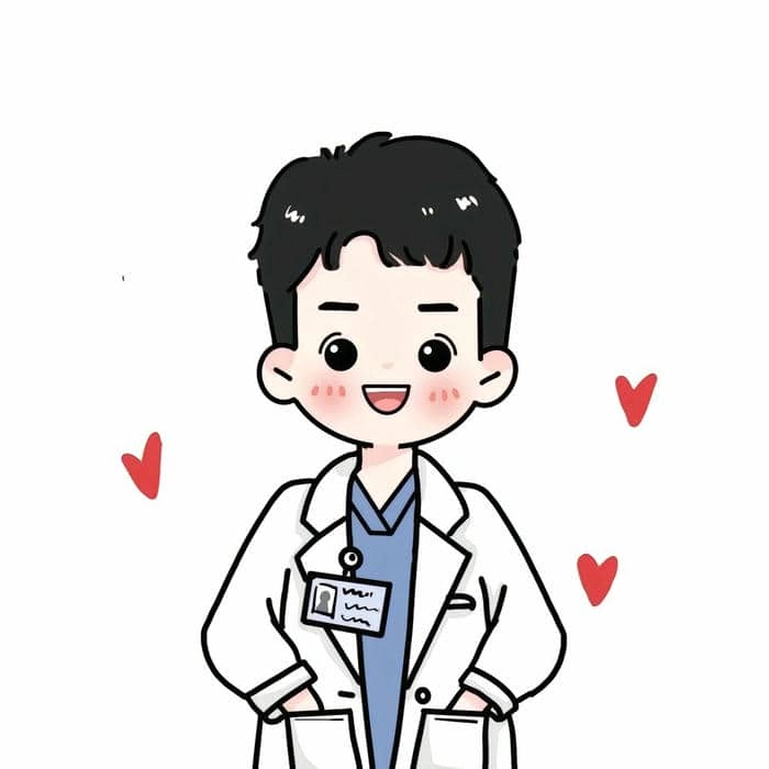 Doctor chibi phong cách anime đẹp mắt