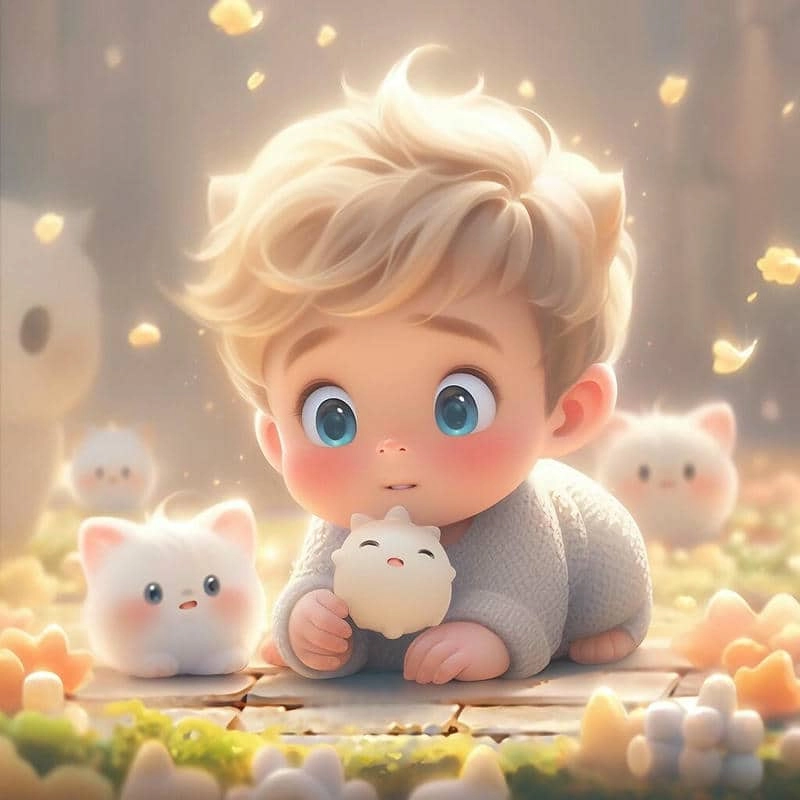 Khám phá hình chibi ghép mặt cho bé trai