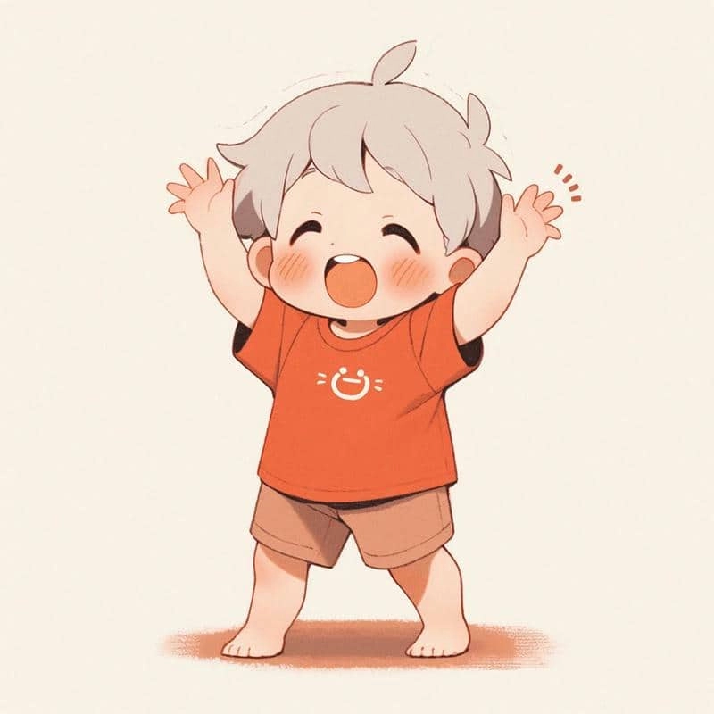 Hình chibi cho bé trai độc đáo