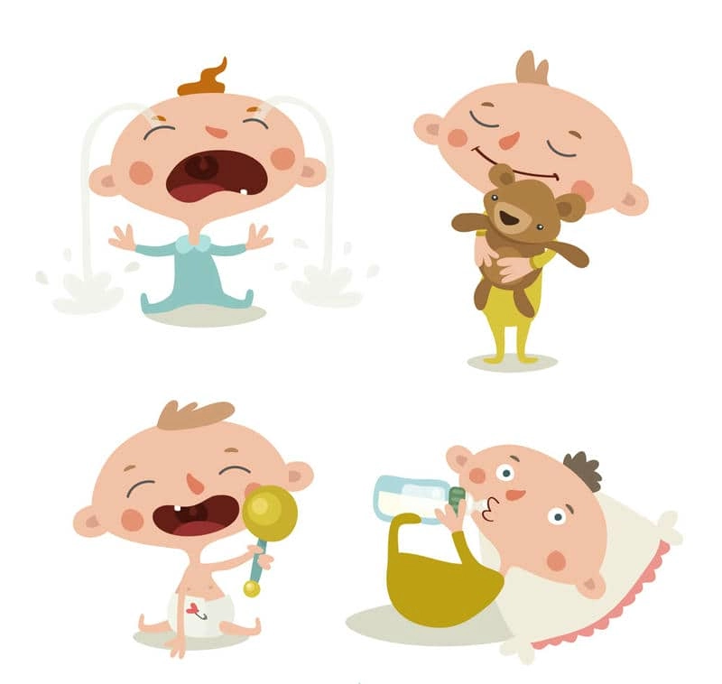 BST chibi thôi nôi bé trai ngộ nghĩnh