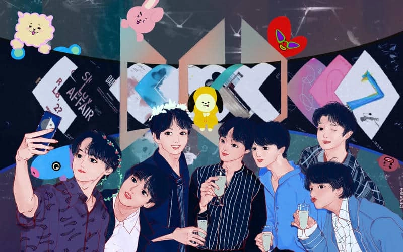 Ngắm nhìn loạt ảnh chibi bts đẹp