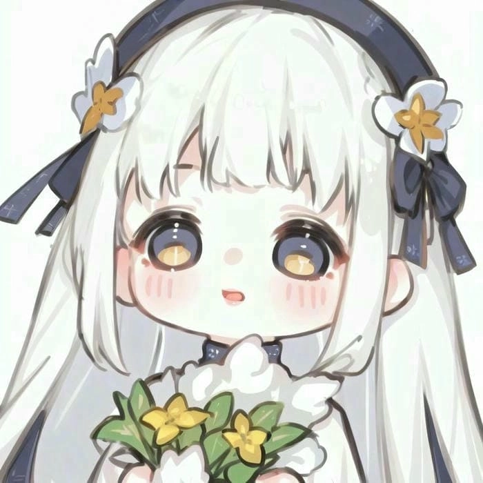 Girl chibi avatar cute anime với thần thái dễ thương tuyệt đối