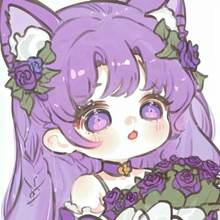 Avatar anime girl chibi hình nền cute tô điểm điện thoại sinh động