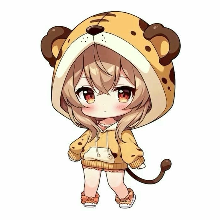 Avatar chibi girl cute làm sáng bừng trang cá nhân