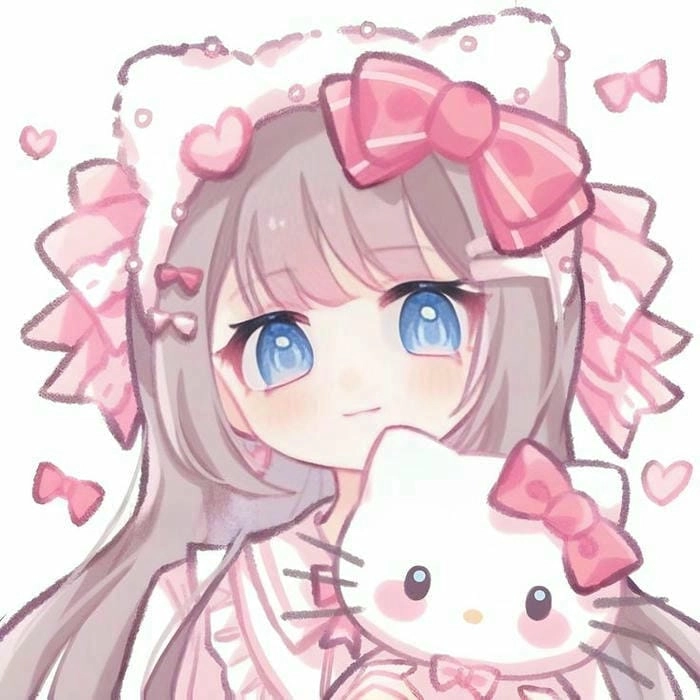 Ảnh chibi nữ avatar cute lan tỏa cảm xúc ngọt ngào