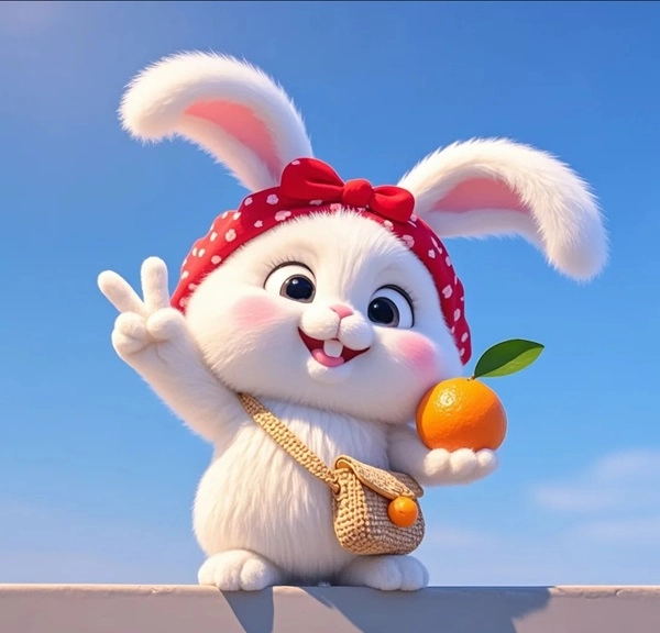 Chibi thỏ con dễ thương vô đối