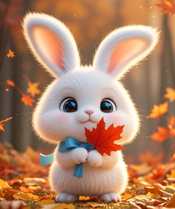 Con thỏ cute chibi dễ thương quá trời