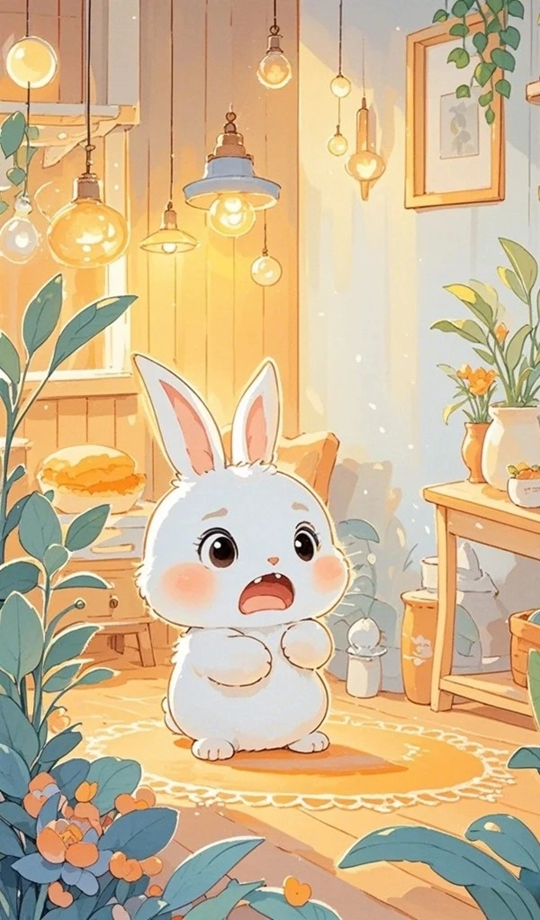 Dễ thương cute thỏ chibi khiến bạn mê