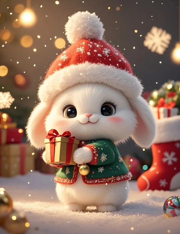 Ảnh thỏ chibi đẹp lạ và siêu cute