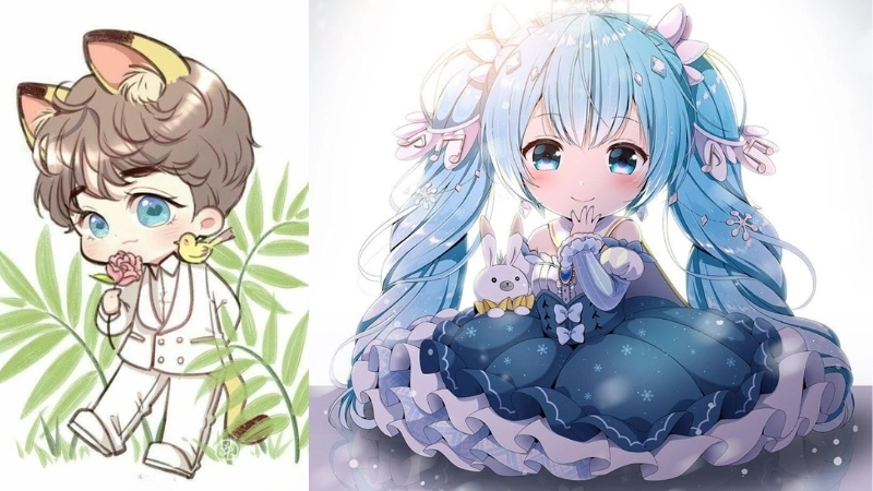 Ảnh chibi dễ vẽ là gì mà khiến giới trẻ phát cuồng