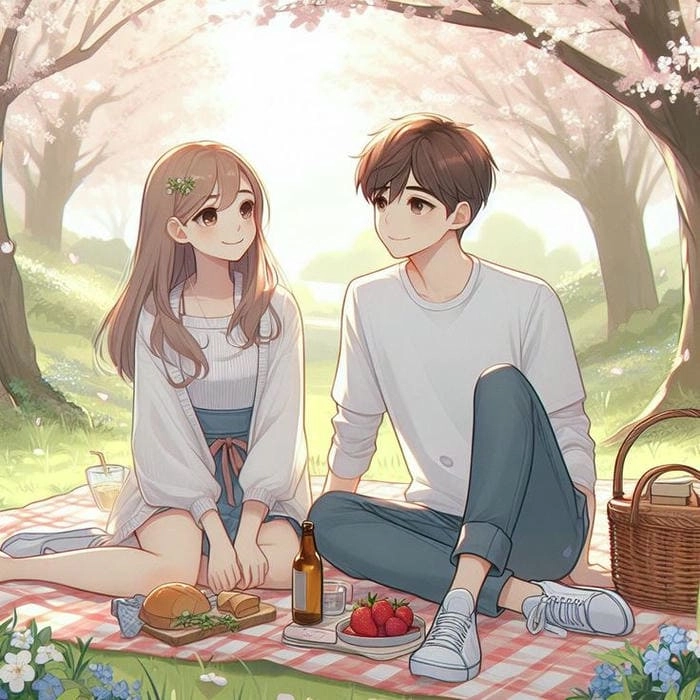 Cùng sáng tạo hình vẽ cặp đôi chibi dễ thương