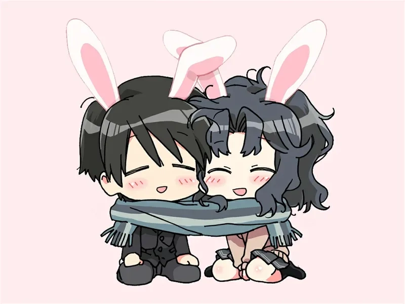 Hình anime chibi cặp đôi cute cực phẩm