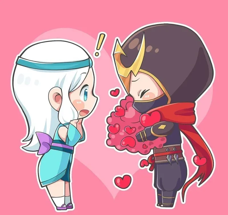 Bộ sưu tập cặp đôi chibi đẹp siêu cấp